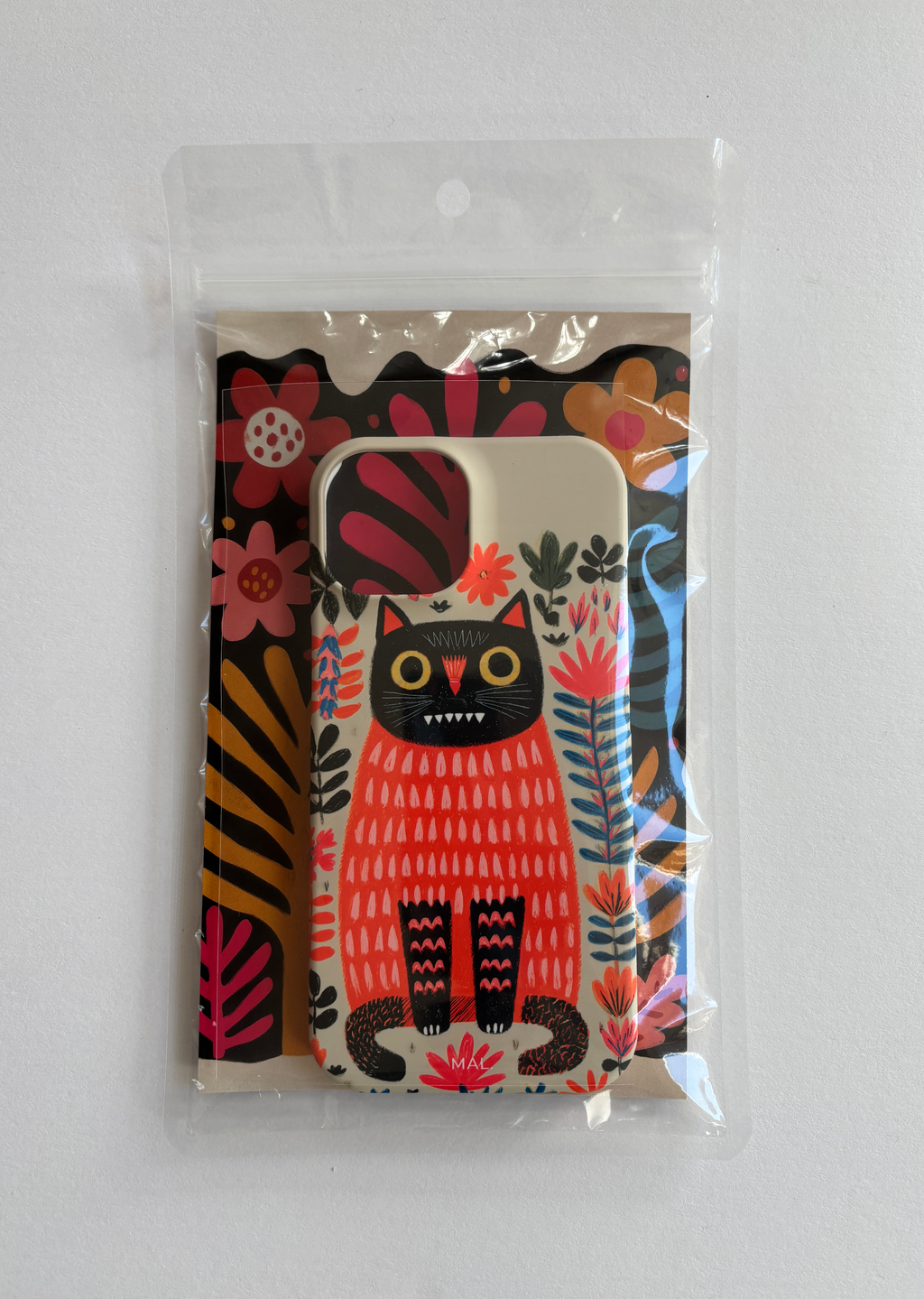 The Forest Cat with Red Lips