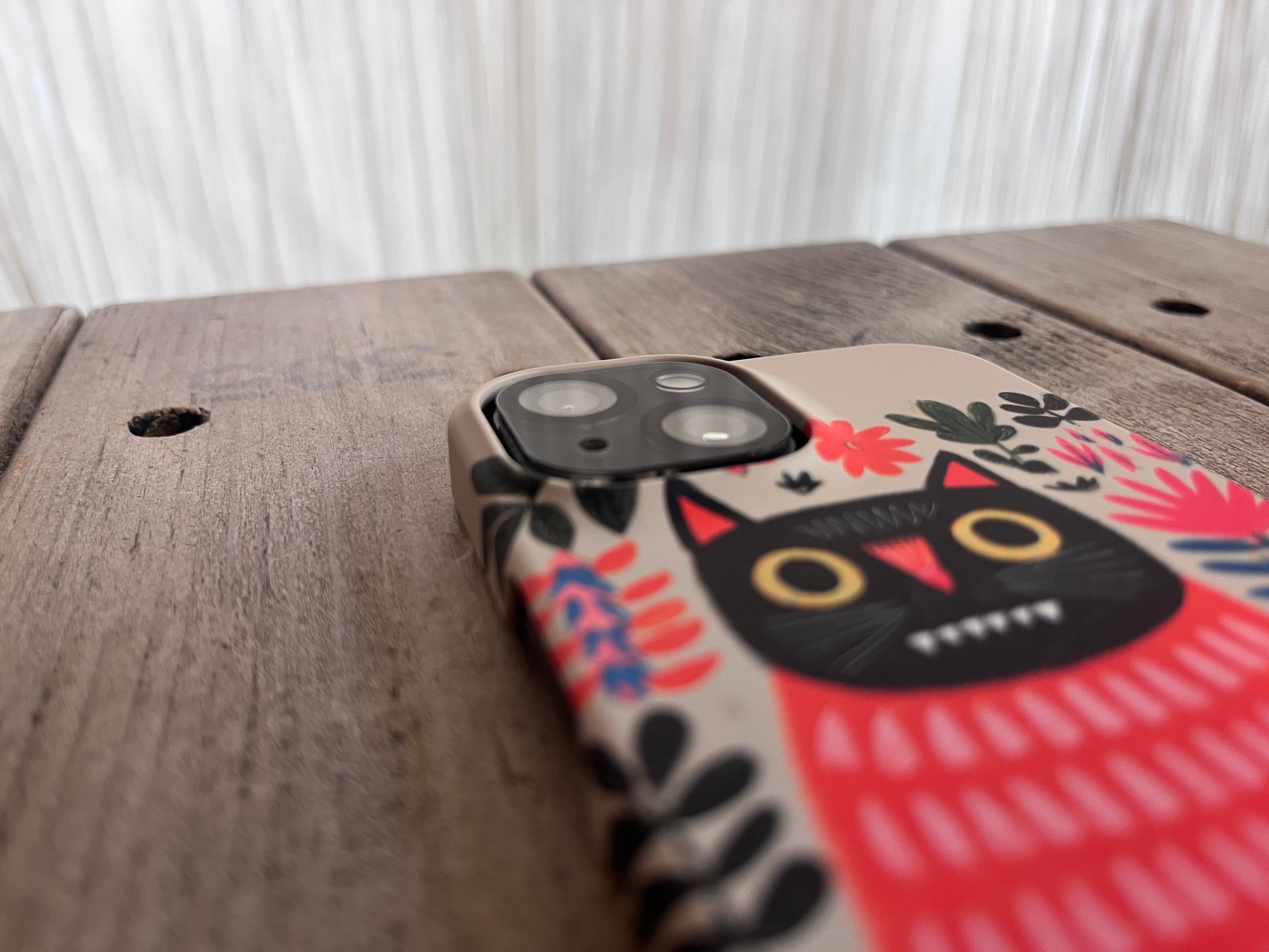 The Forest Cat with Red Lips