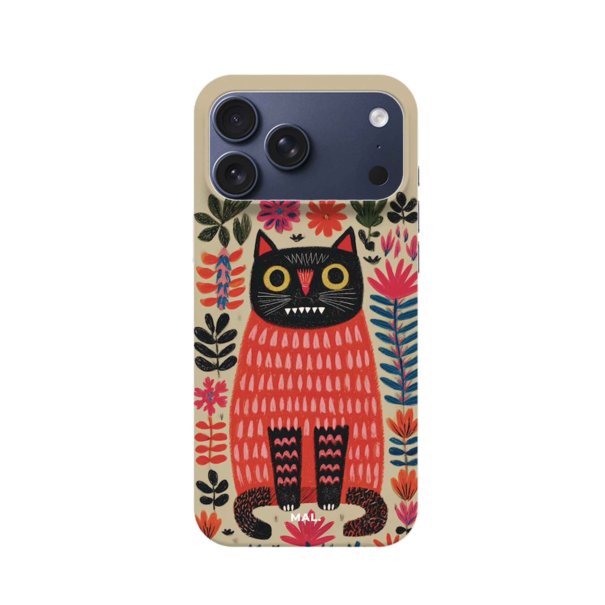The Forest Cat with Red Lips iPhone 17ProMax