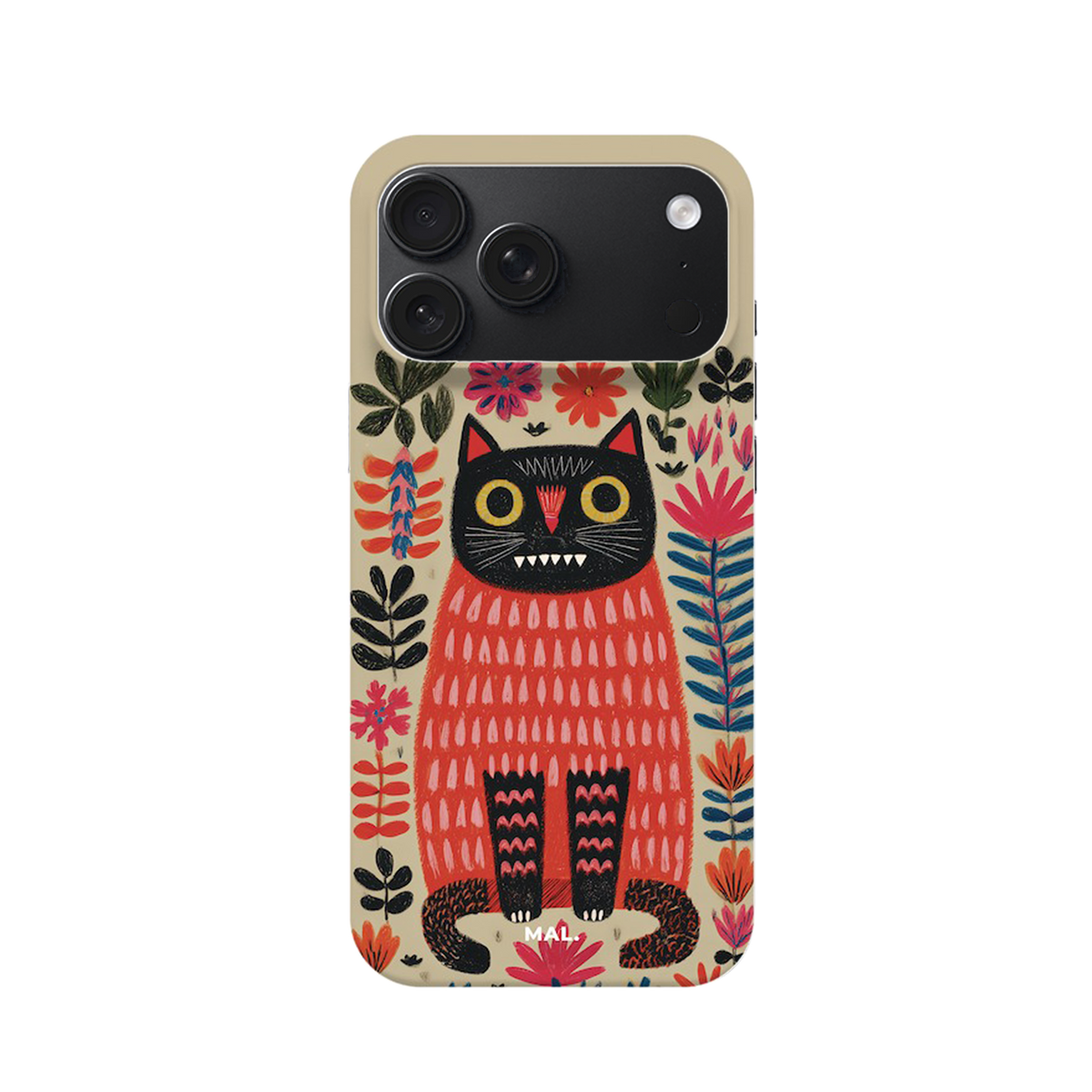The Forest Cat with Red Lips iPhone 18ProMax