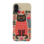 The Forest Cat with Red Lips