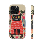 The Forest Cat with Red Lips