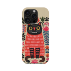 The Forest Cat with Red Lips