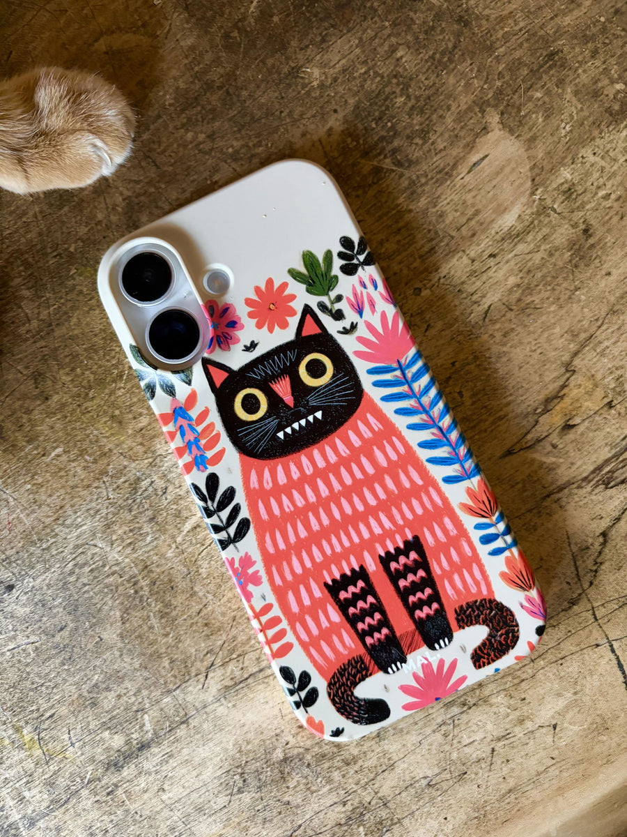 The Forest Cat with Red Lips のケース（お客様の写真）